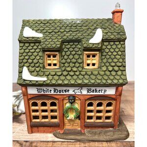 Vintage Department 56 Dickens Village White Horse Bakery Ceramic Building
